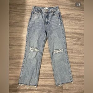 Zara wide leg jeans (like new)